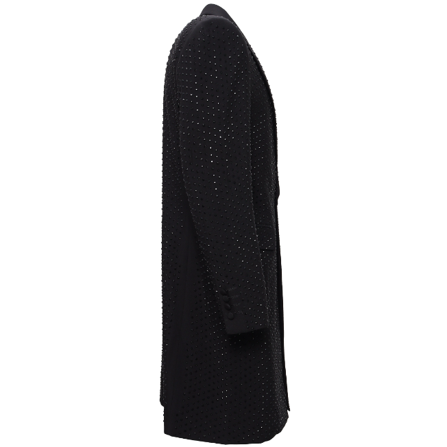 Sparkle The Night Away Long Blazer BLACK/BLACK