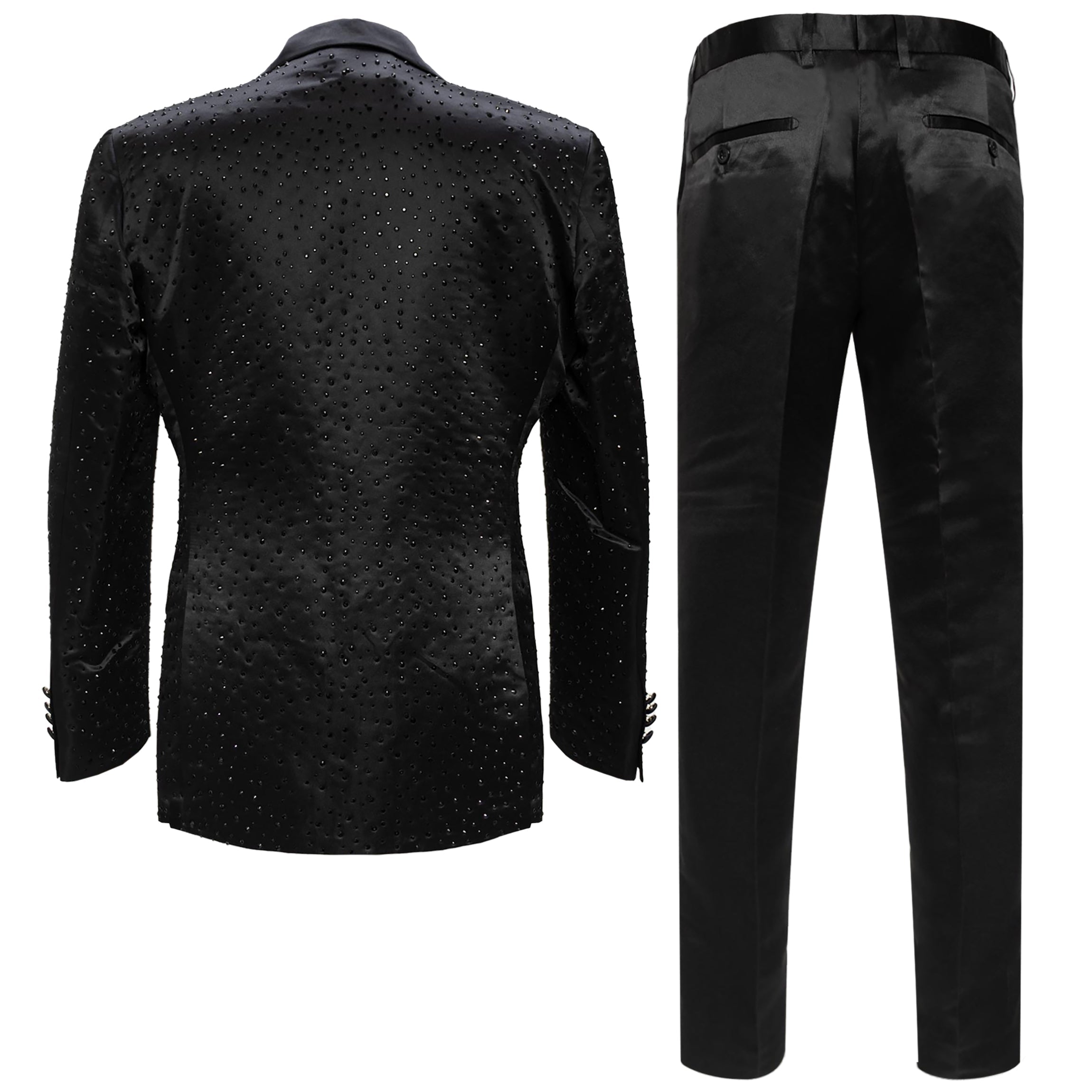 Nudie suit Set - BLACK/BLACK