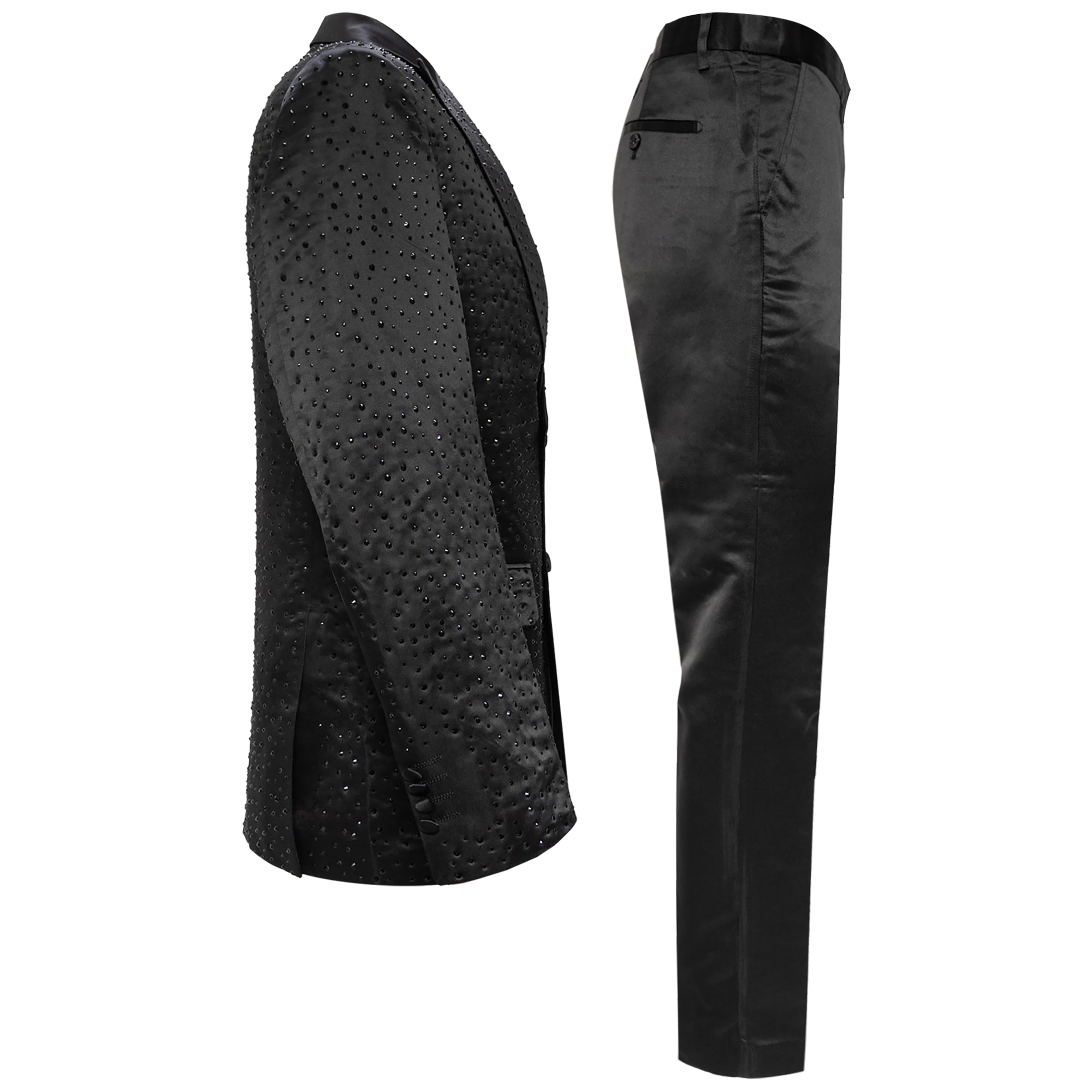 Nudie suit Set - BLACK/BLACK