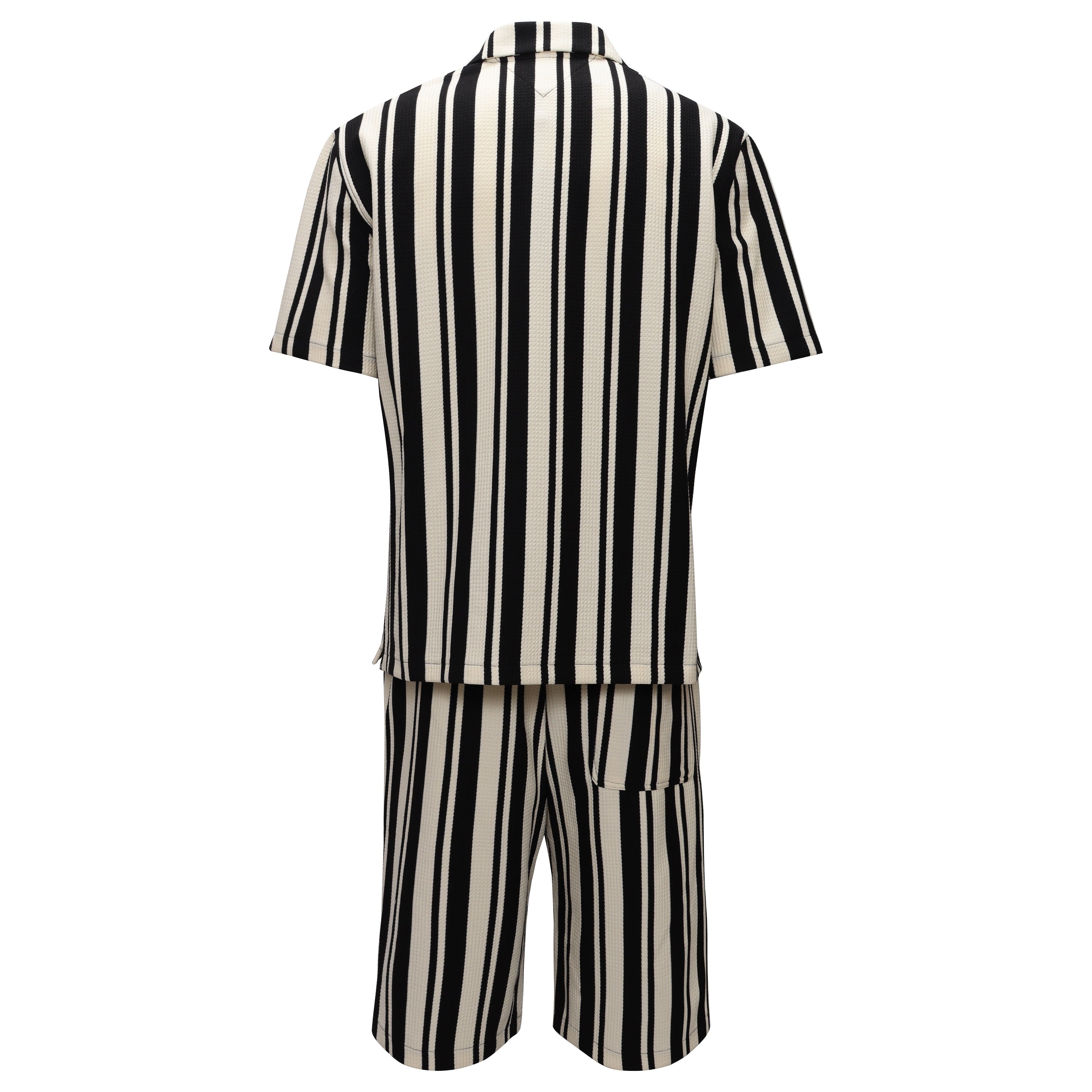 Men’s Bold Striped Lounge Set BEIGE