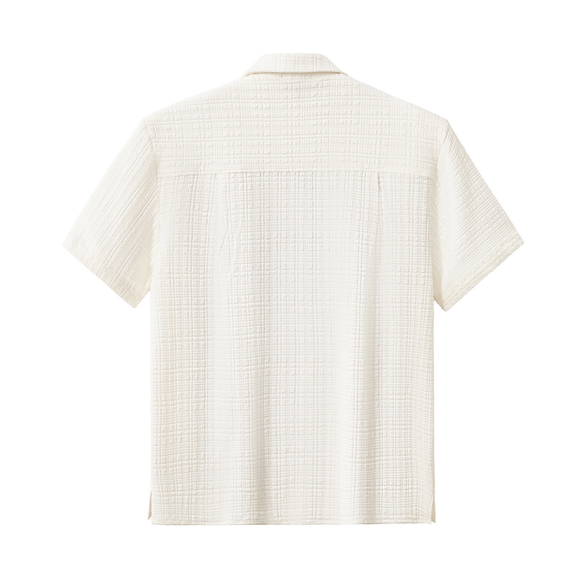 Loft Set – Textured Short Sleeve Shirt & Pant TAUPE