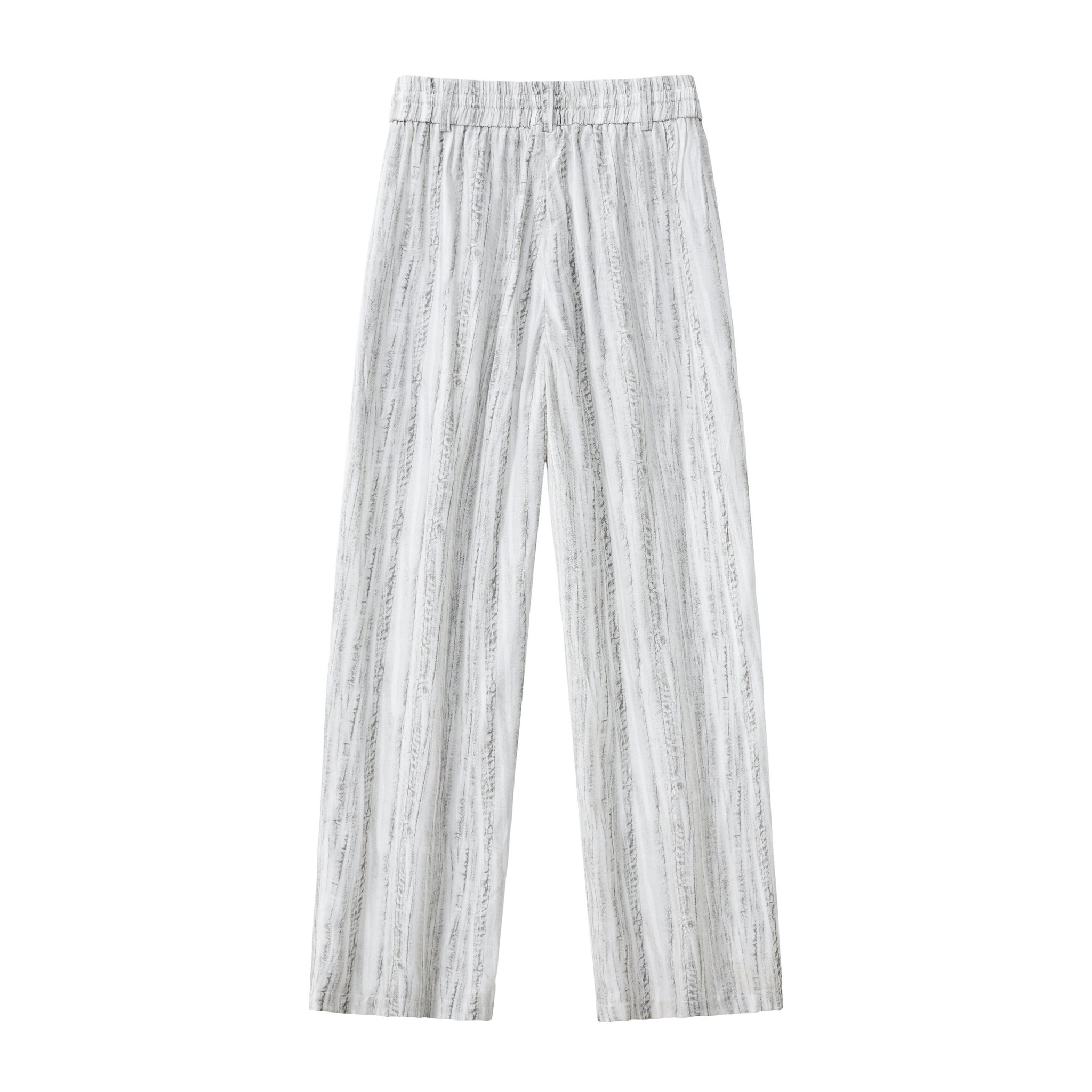 Strata Set – Printed Long Sleeve Shirt & Pant GREY