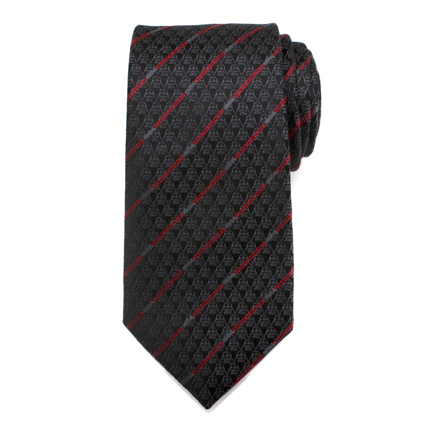 Star Wars Darth Vader LIGHTSABER Black and Red Striped Tie