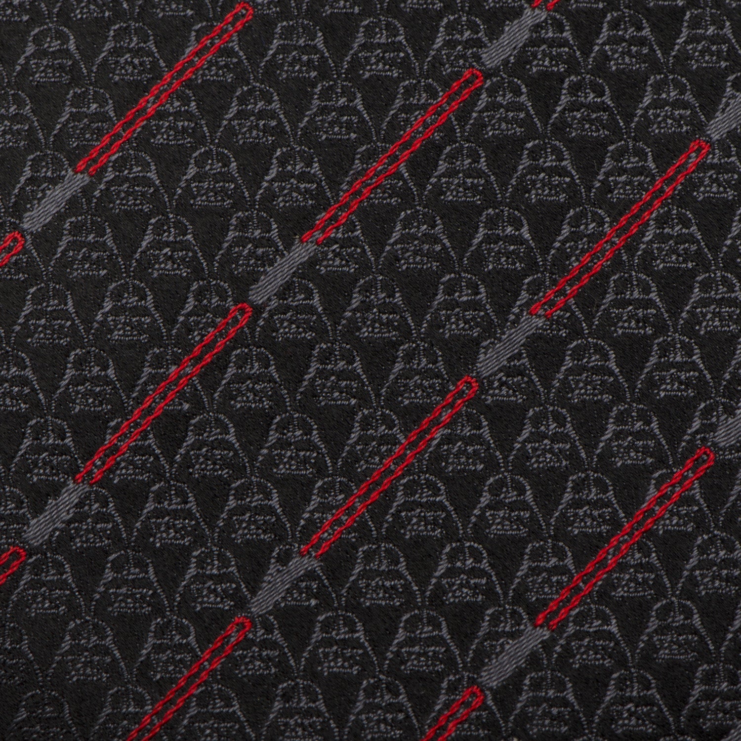 Star Wars Darth Vader LIGHTSABER Black and Red Striped Tie