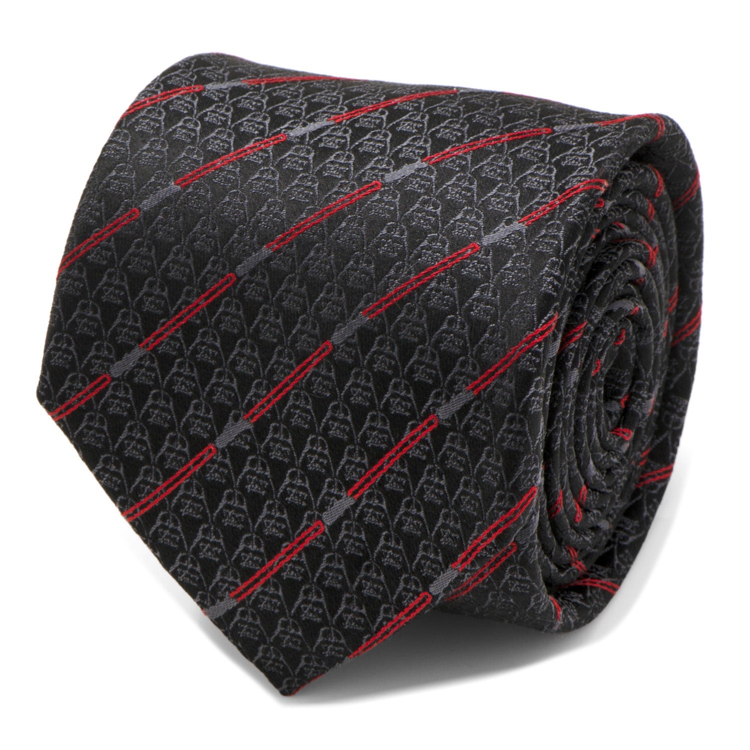 Star Wars Darth Vader LIGHTSABER Black and Red Striped Tie