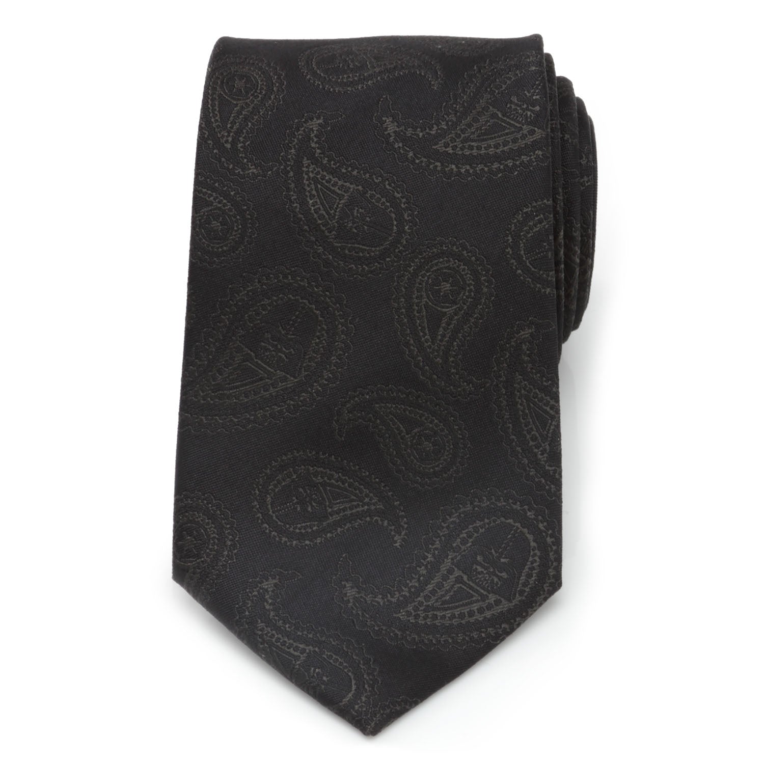 Star Wars Darth Vader Black Paisley Silk Tie