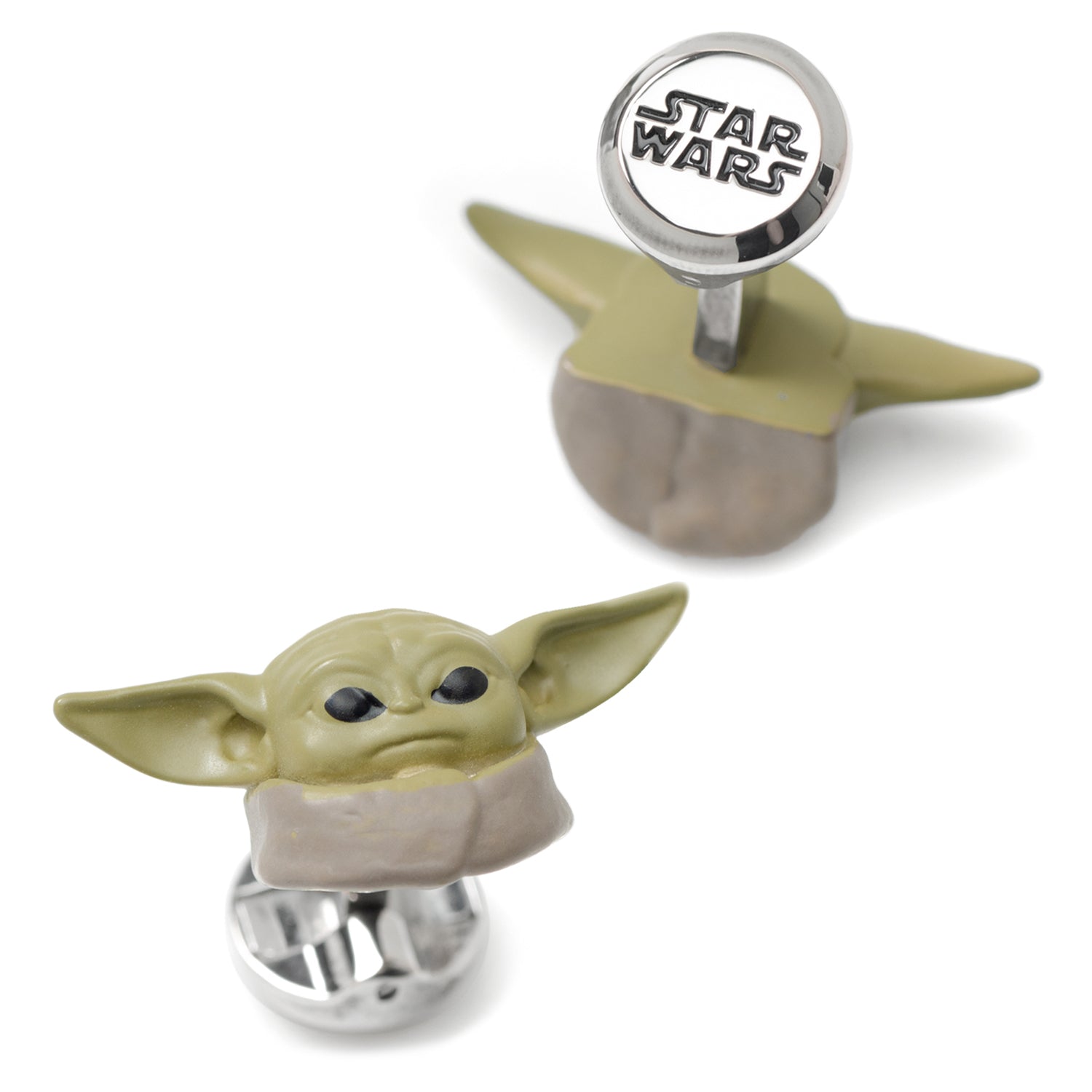 Star Wars Grogu 3D Cufflinks and 5-Stud Set