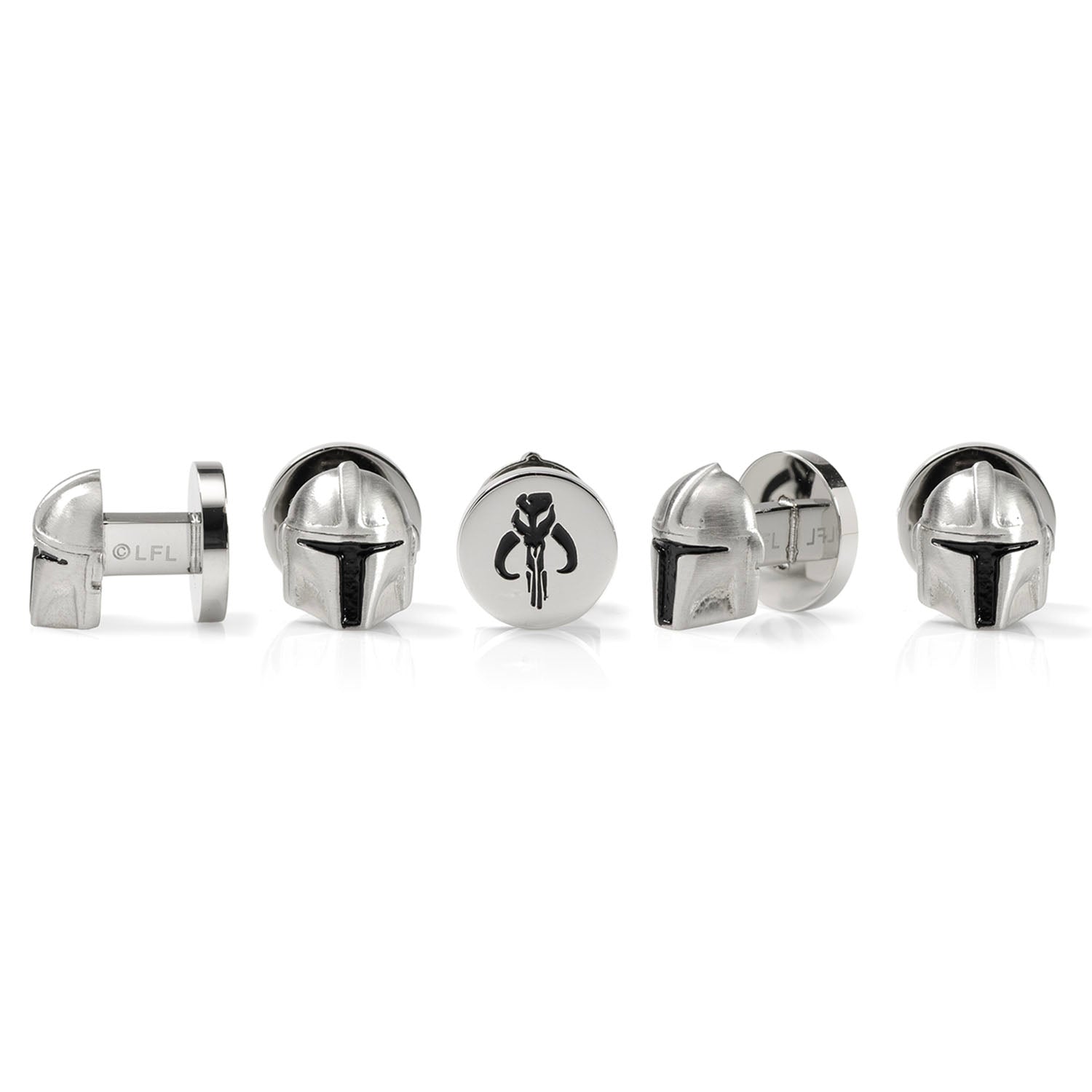 3D Mandalorian Helmet Studs