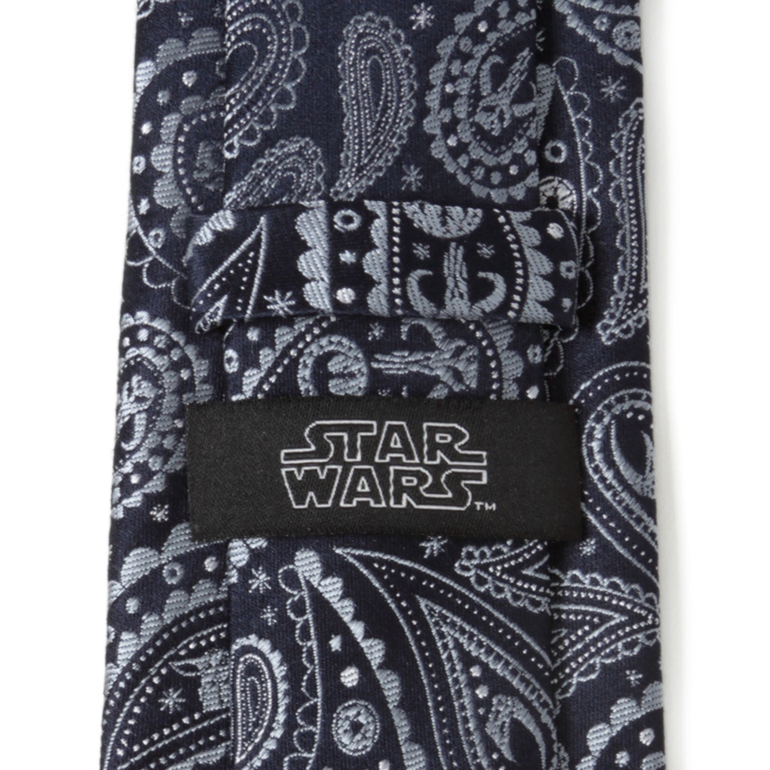 Star Wars Mandalorian Blue Paisley Tie