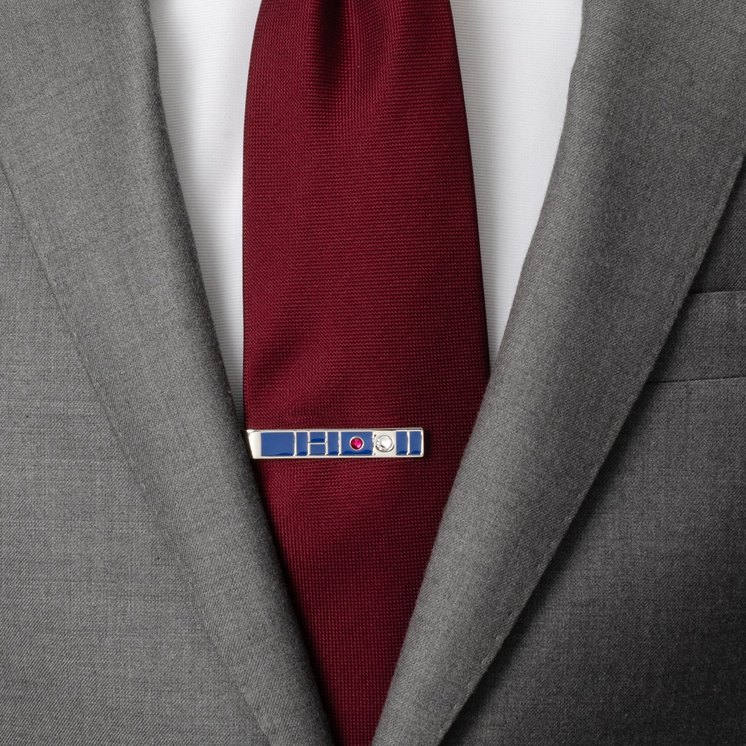 Star Wars R2-D2 Cufflinks and Blue Tie Bar Gift Set