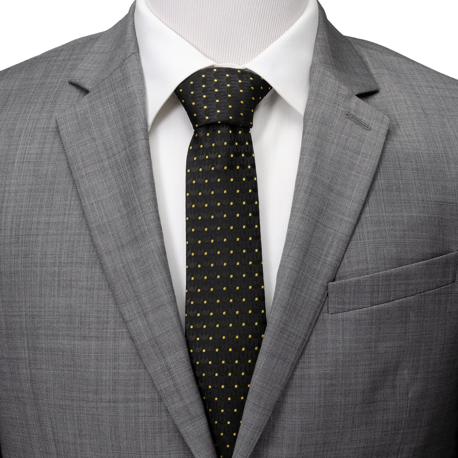 Star Wars Rebel Alliance Dotted Charcoal Tie
