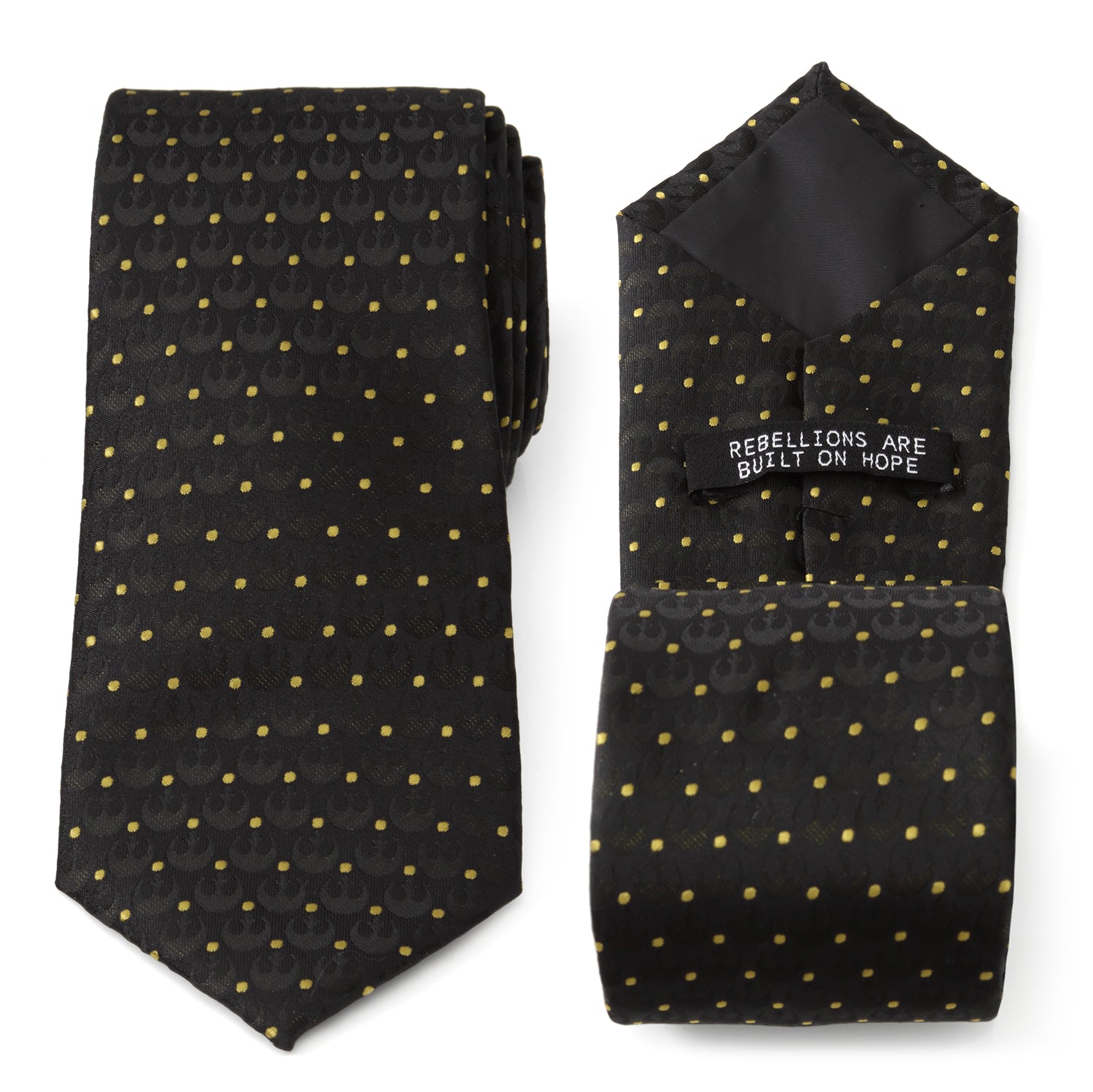 Star Wars Rebel Alliance Dotted Charcoal Tie