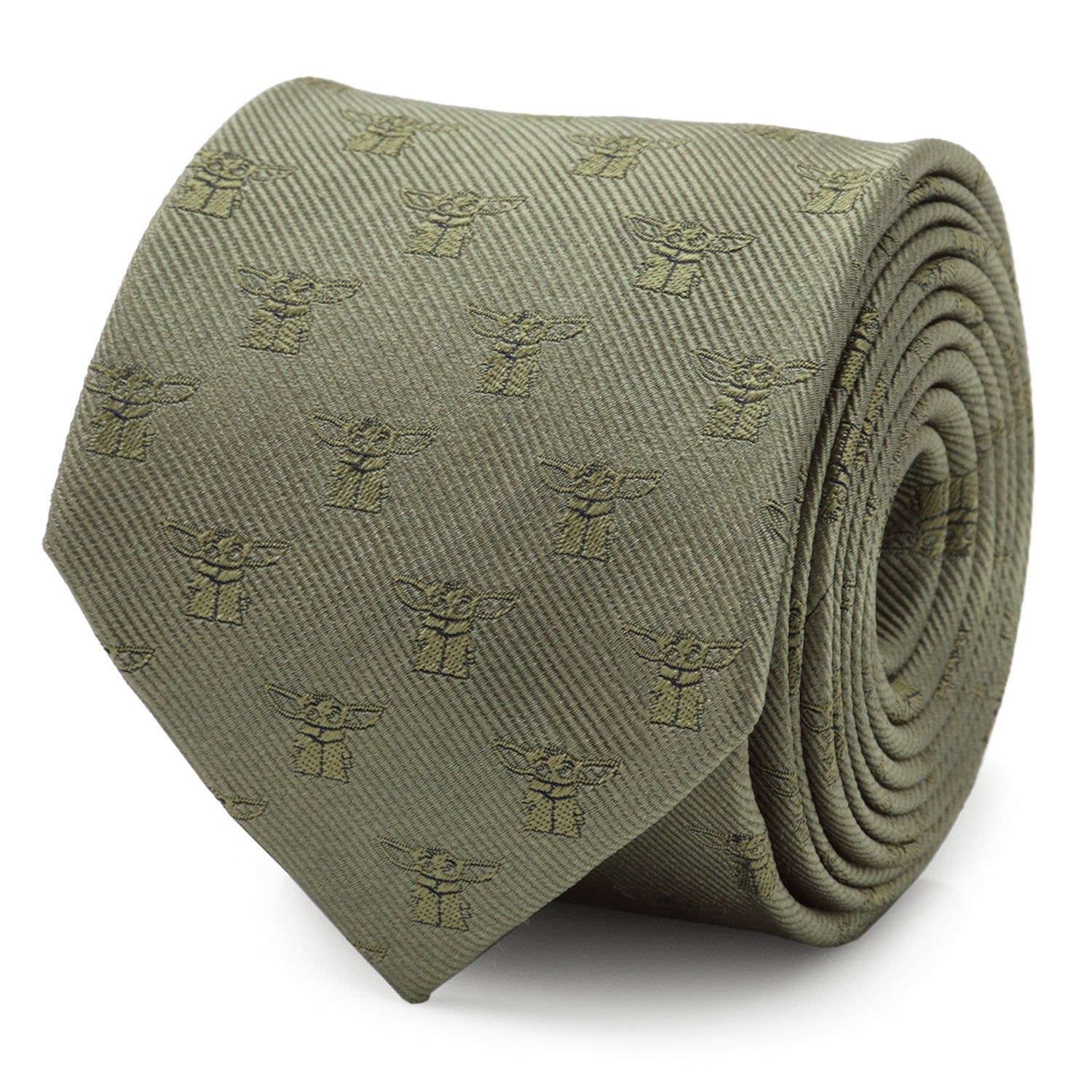 Star Wars Grogu Sage Green Tie