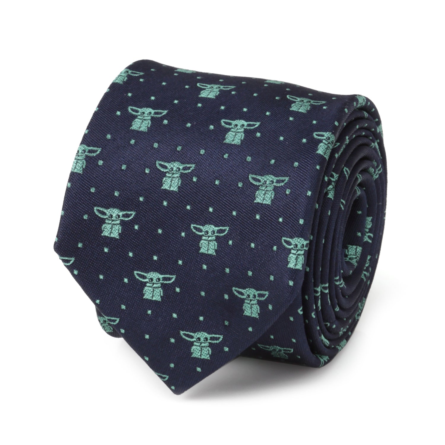 Star Wars Grogu Navy Dotted Tie