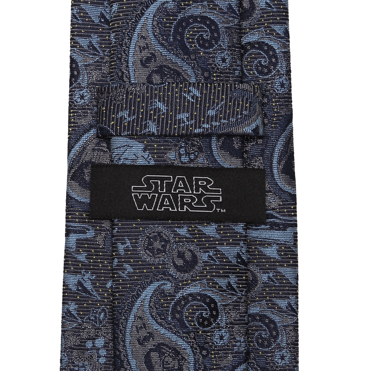 Star Wars Darth Vader Blue and Gray Paisley Tie