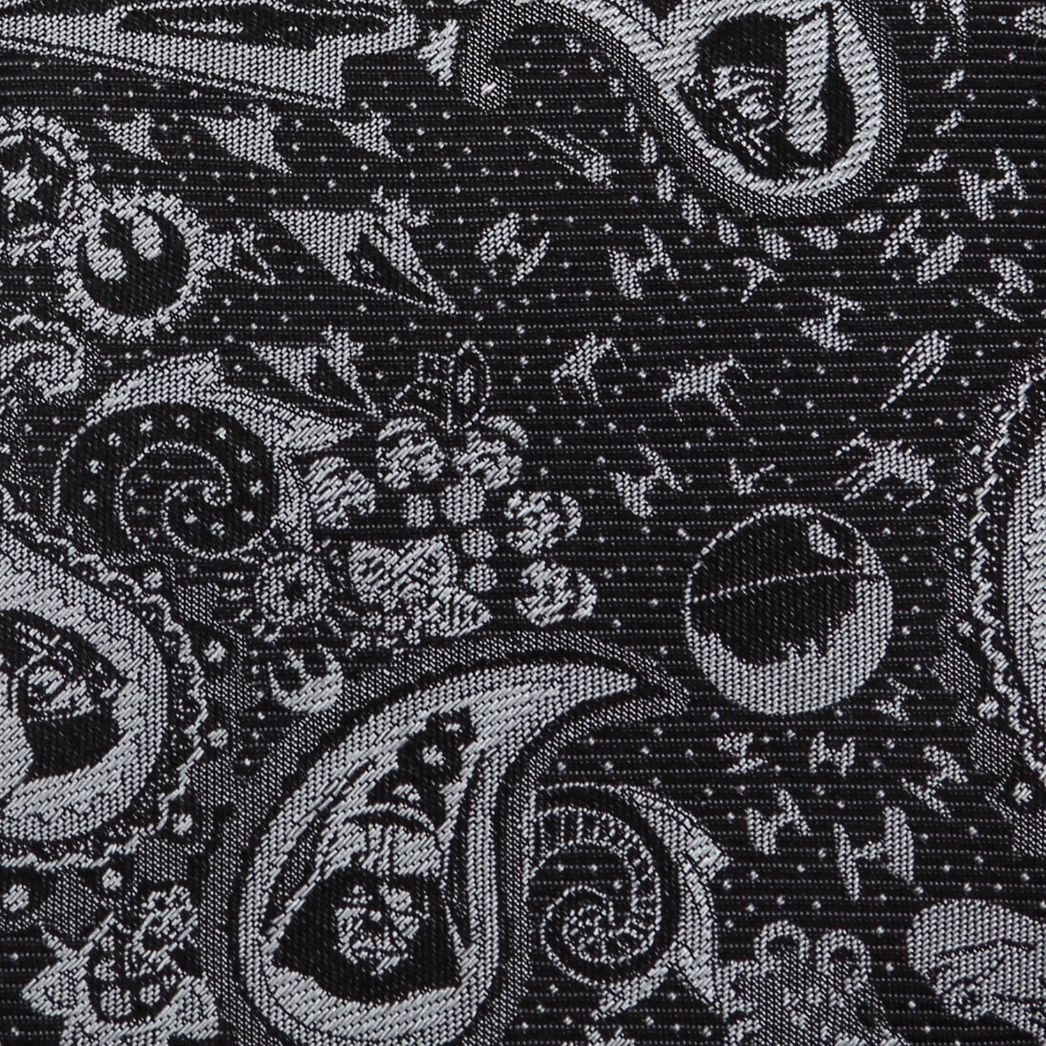 Star Wars Darth Vader Black and White Paisley Tie