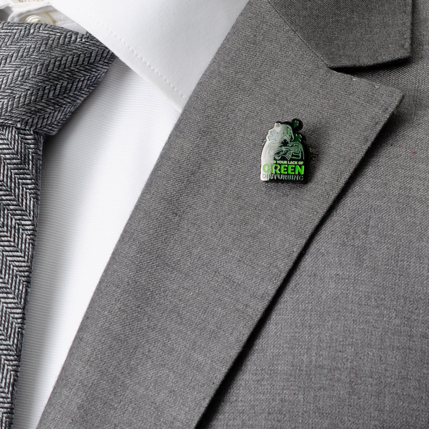 Star Wars Darth Vader St. Patrick's Day Lapel Pin