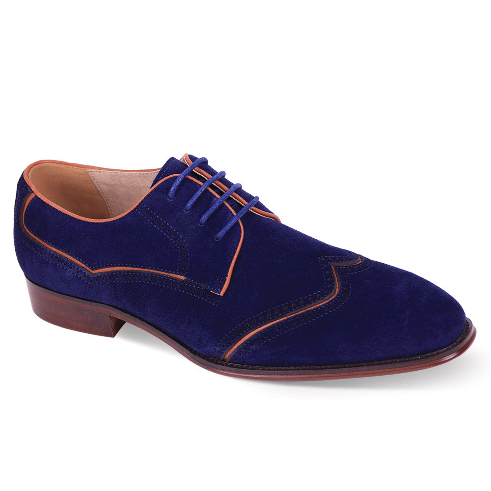 Blue suede dress shoes online