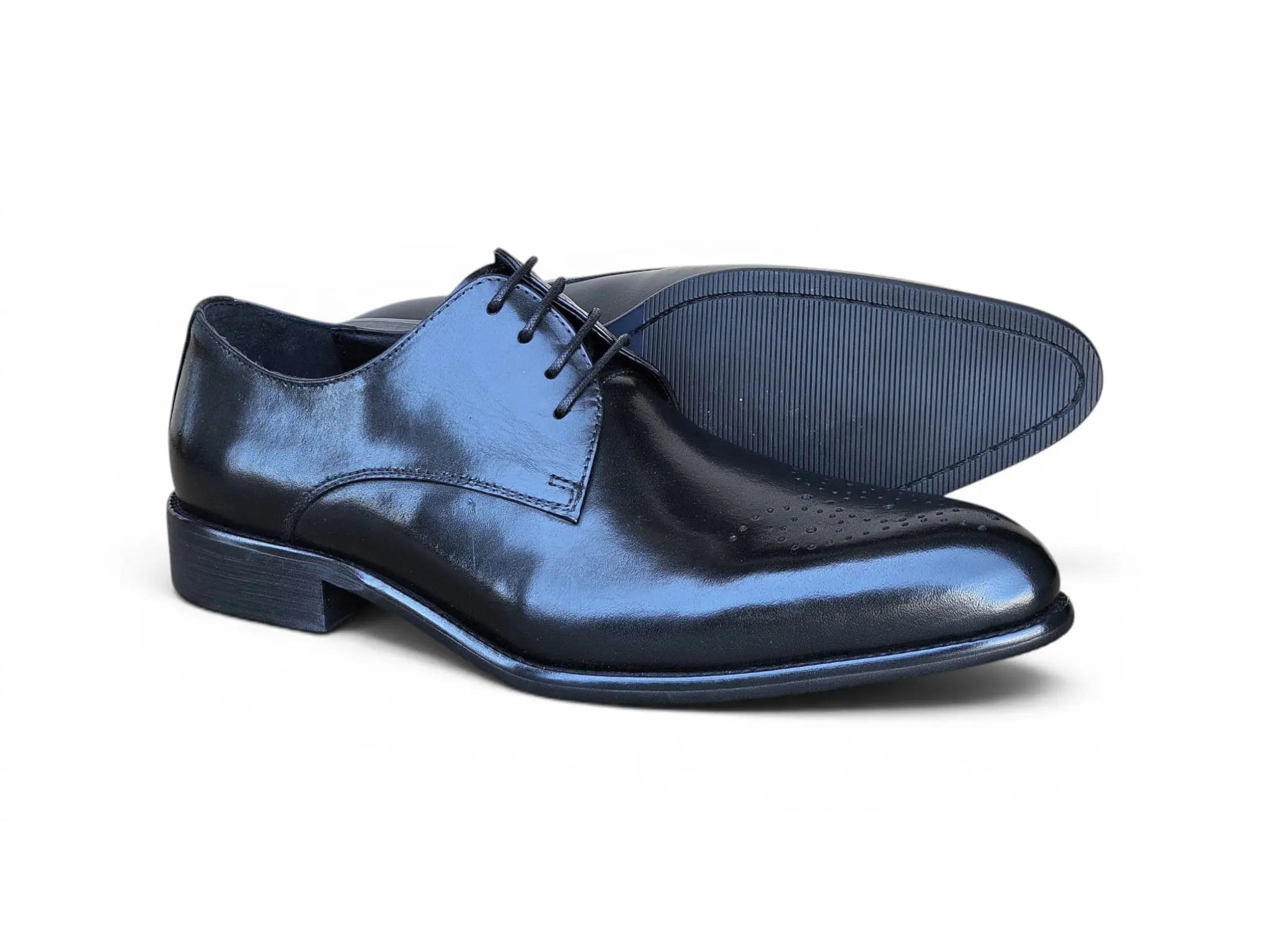 Signature Burnished Lace-up Derby