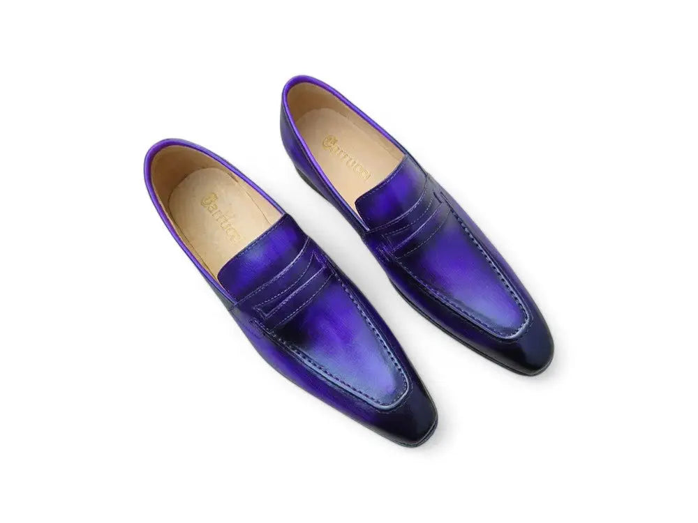 Signature Leather Penny Loafer Slip-on