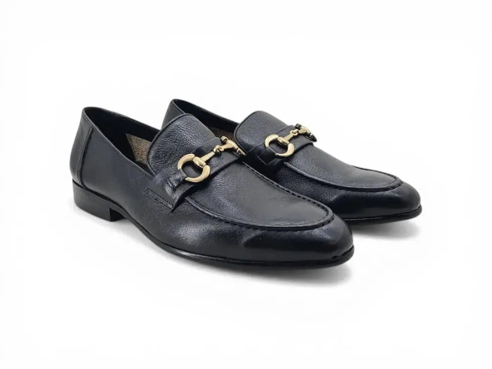 Soft Calf Leather with gold horse bit