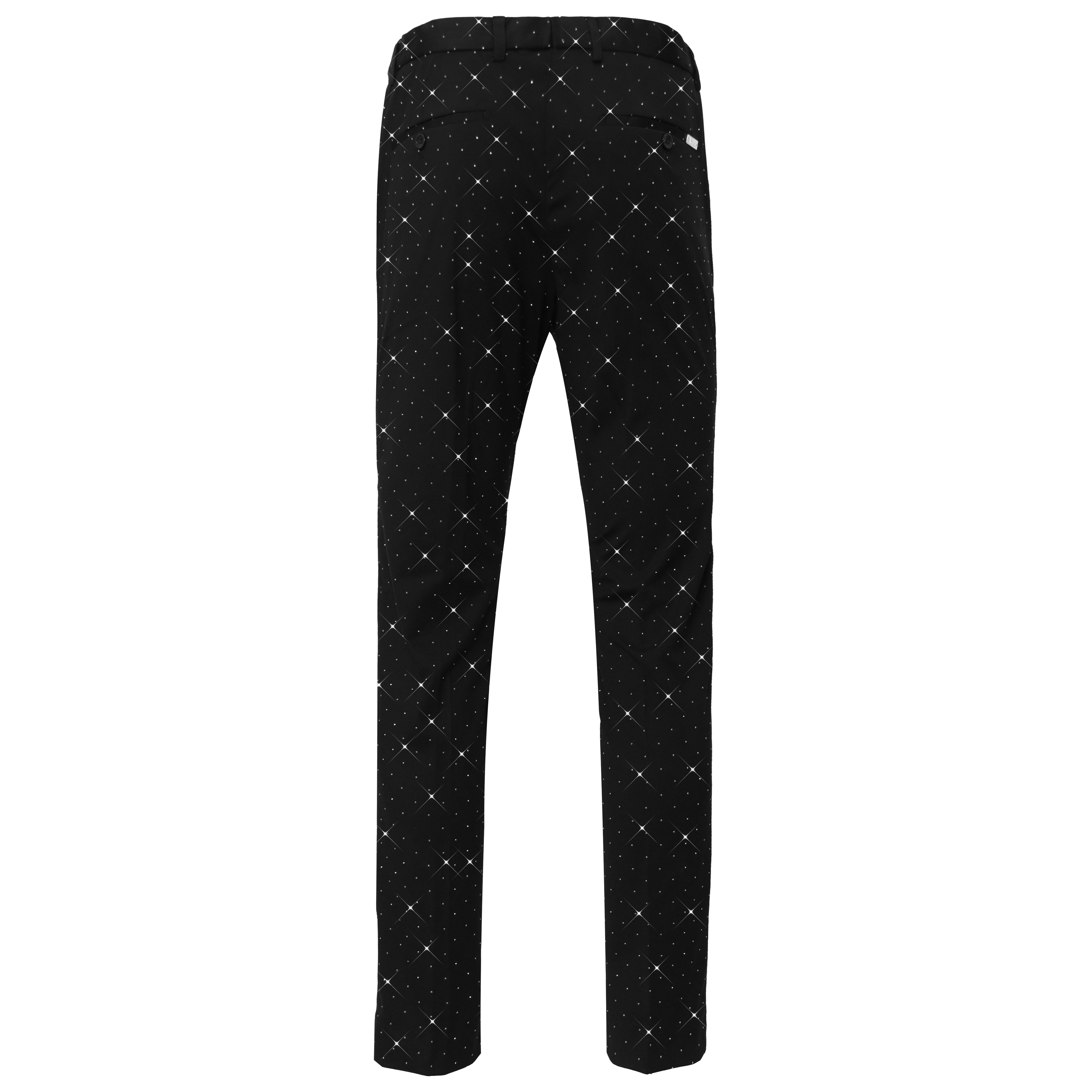 Dapper Details Pants BLACK/SILVER