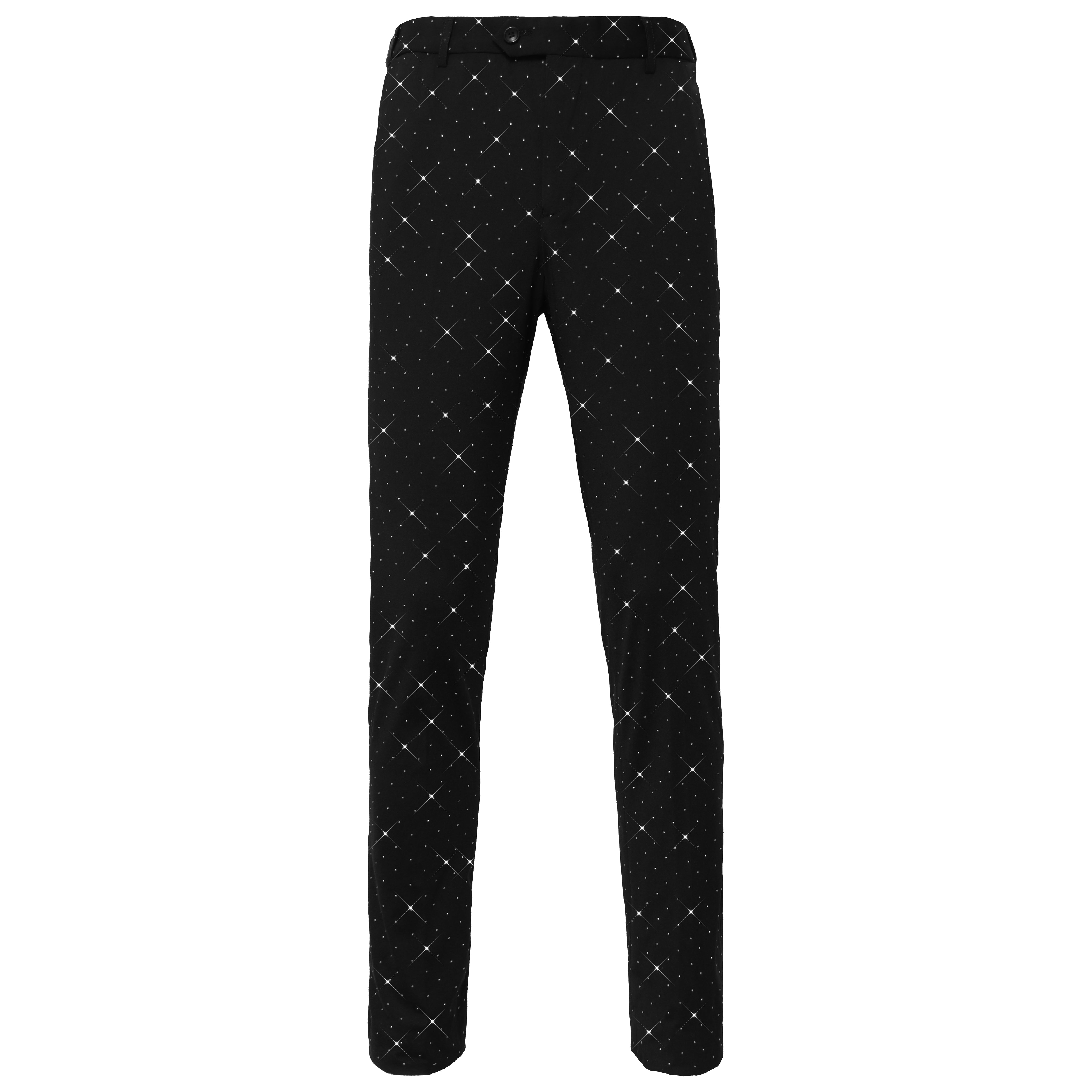 Dapper Details Pants BLACK/SILVER