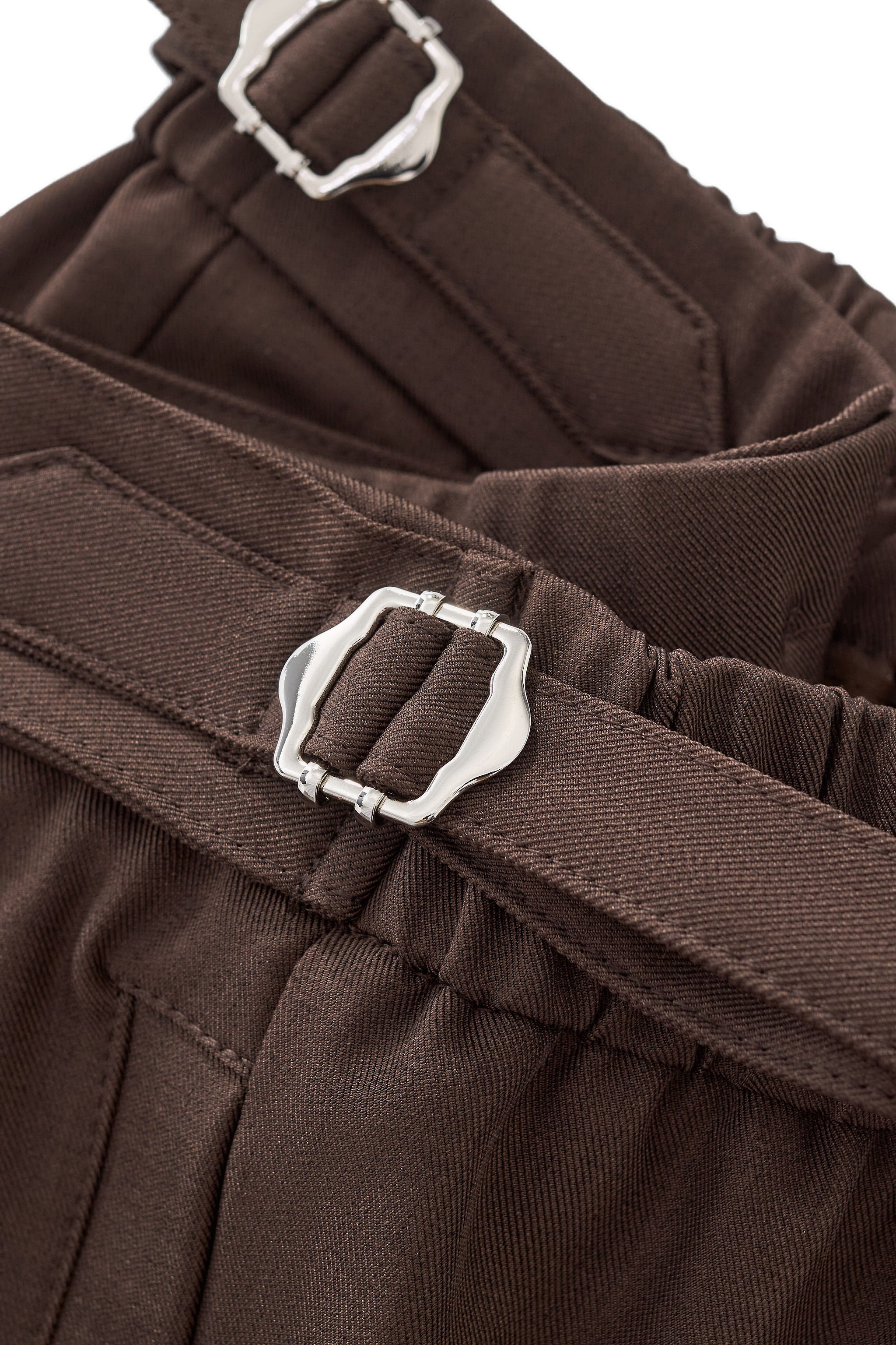 Wellington Side-Tab Trousers COFFEE