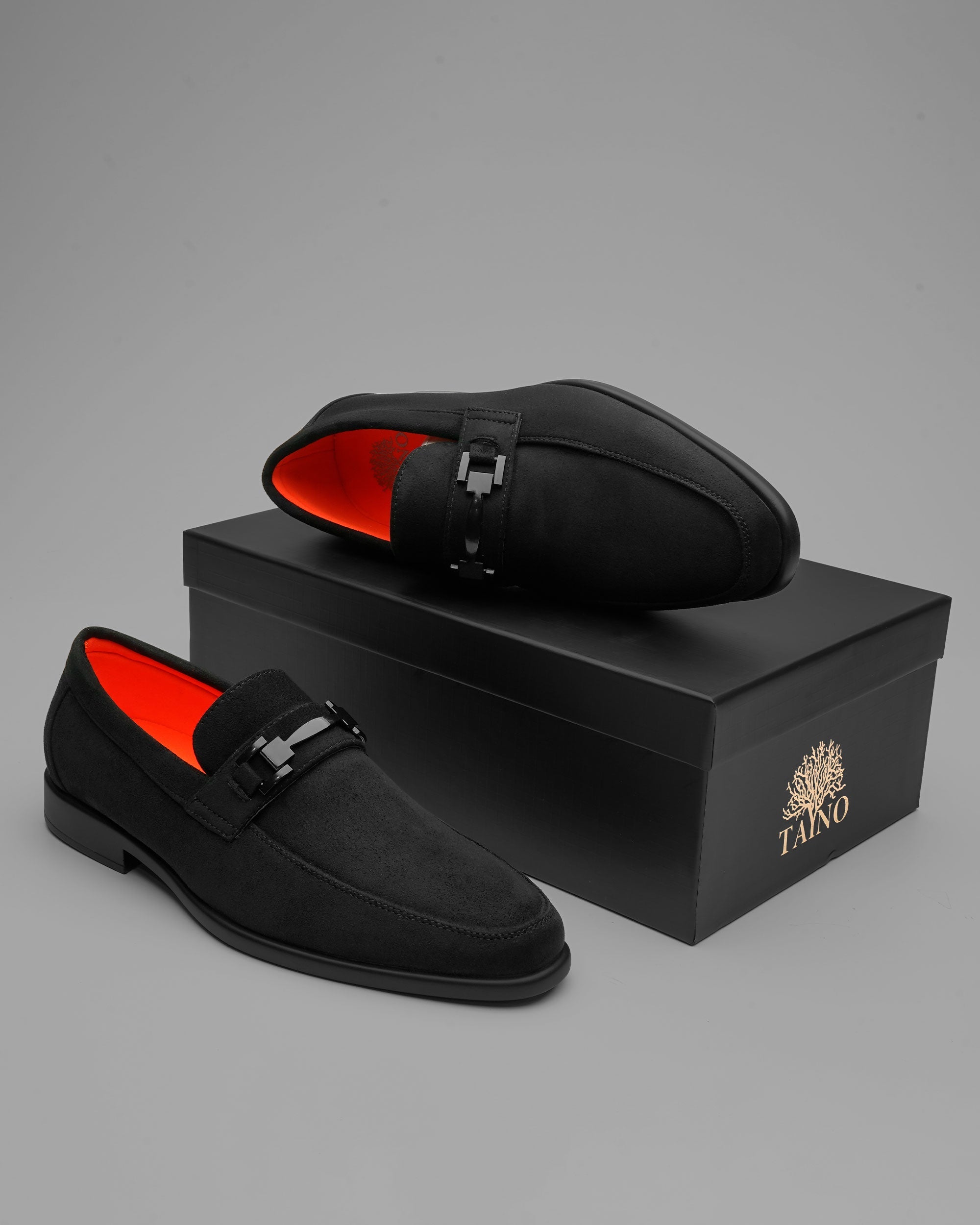Tayno The Caprio Suede Loafer Black