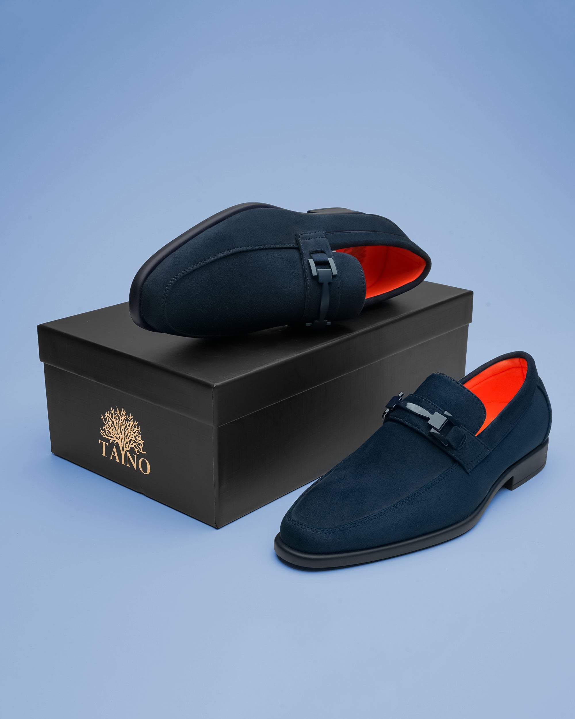 Tayno The Caprio Suede Loafer Navy