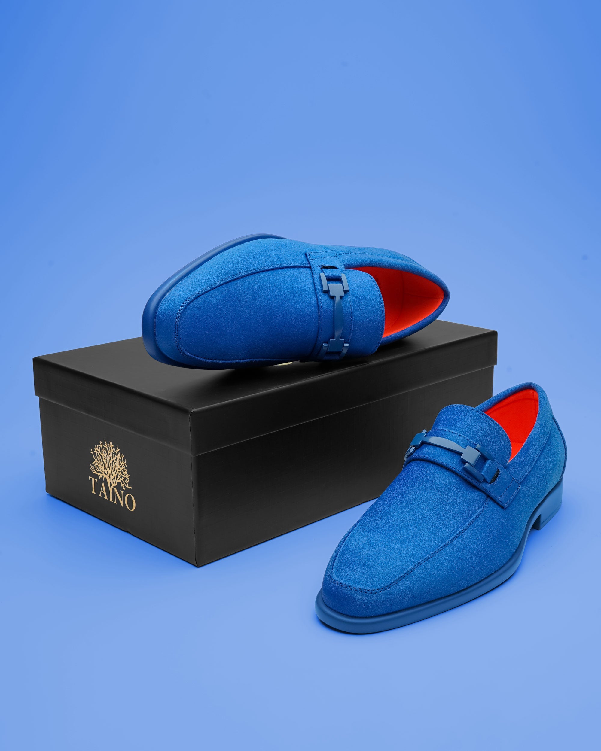 Tayno The Caprio Suede Loafer Royal