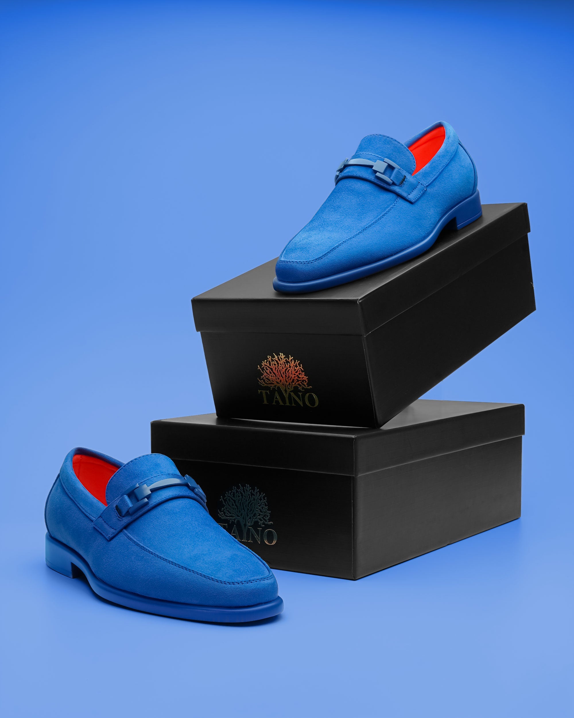 Tayno The Caprio Suede Loafer Royal