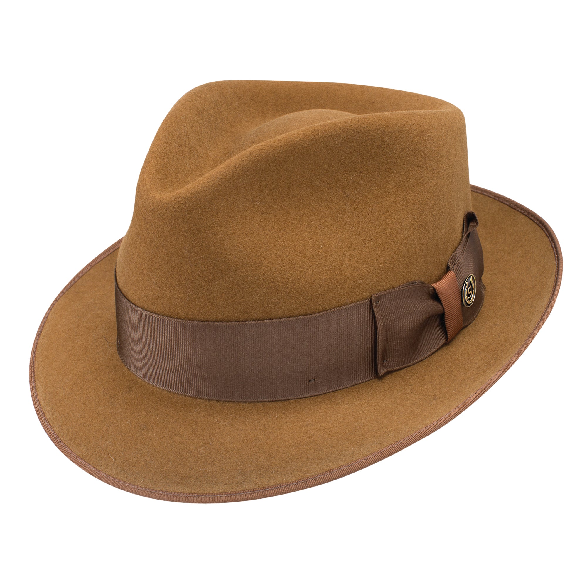Stetson Hashtag Wool Fedora Cognac