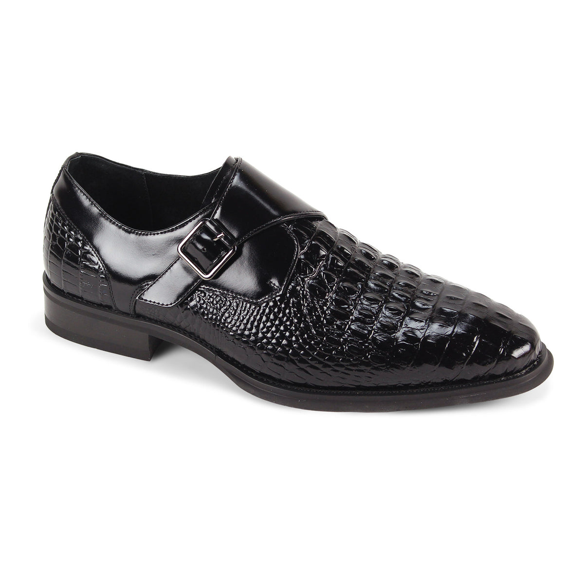 Giovanni Tanner Leather Shoes Black