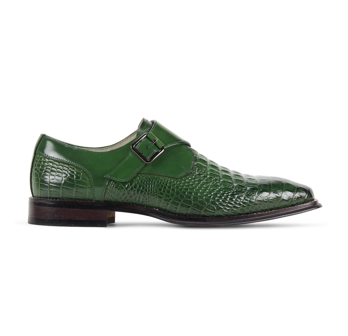 Giovanni Tanner Leather Shoes Green