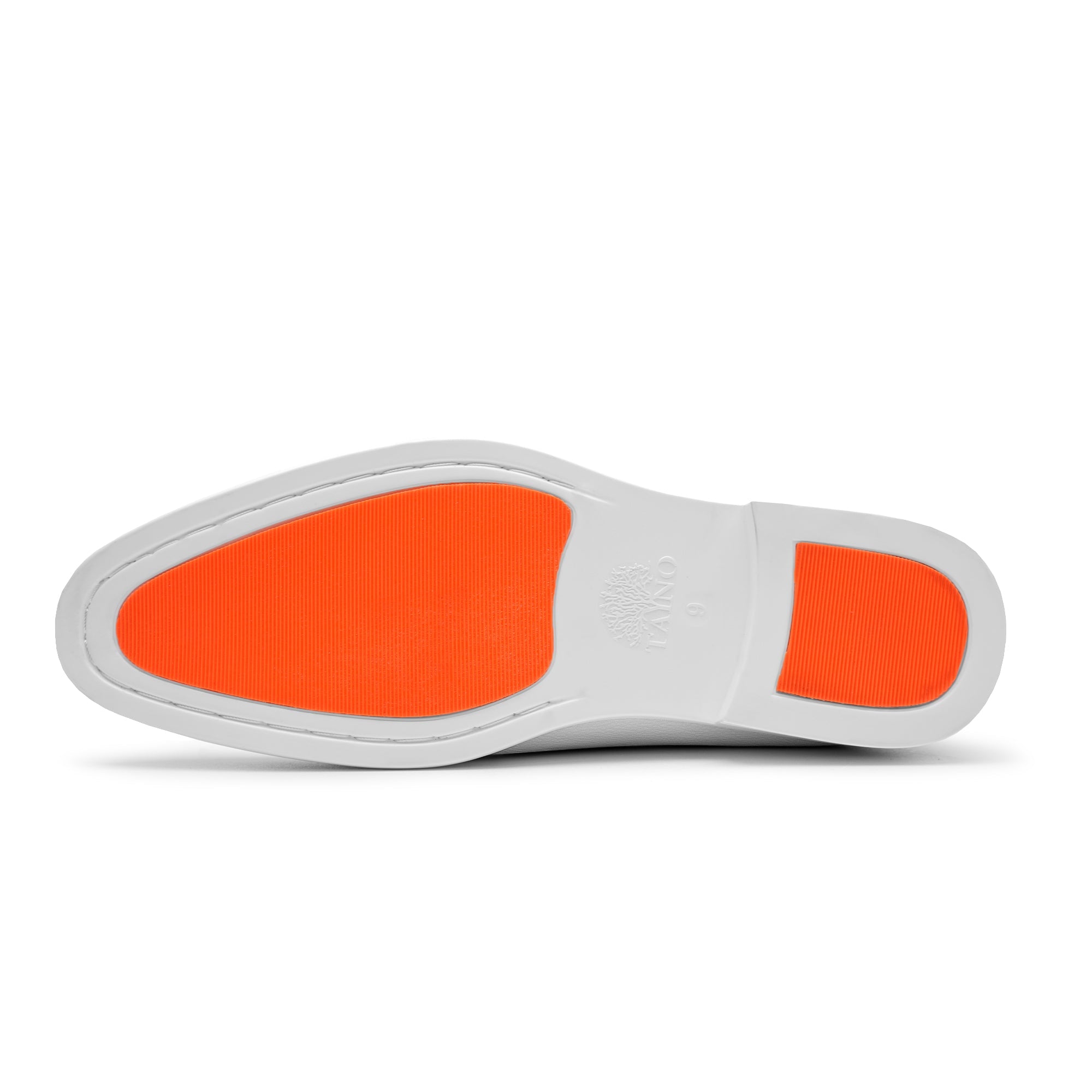 Tayno The Caprio Leather Loafer White/Gold