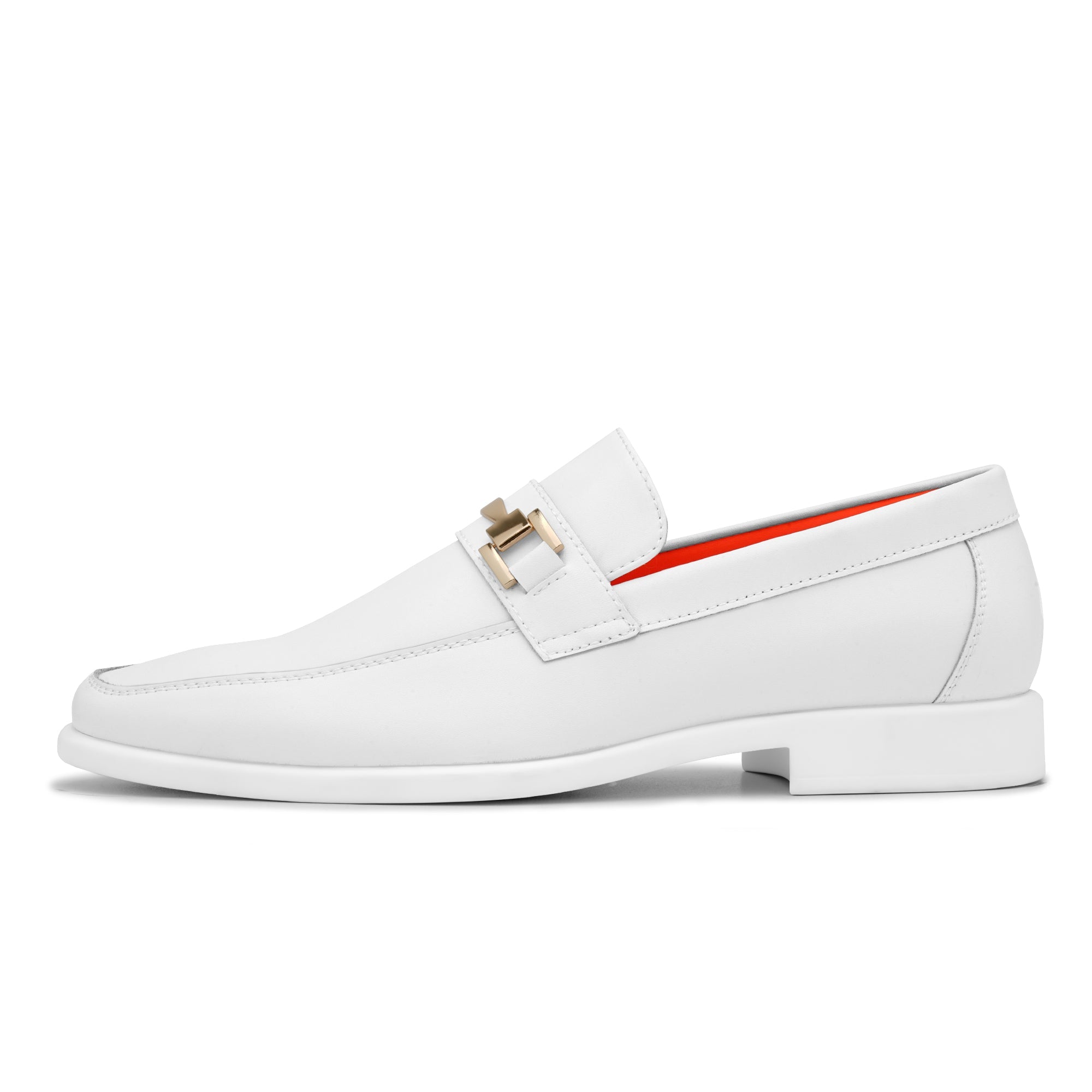 Tayno The Caprio Leather Loafer White/Gold