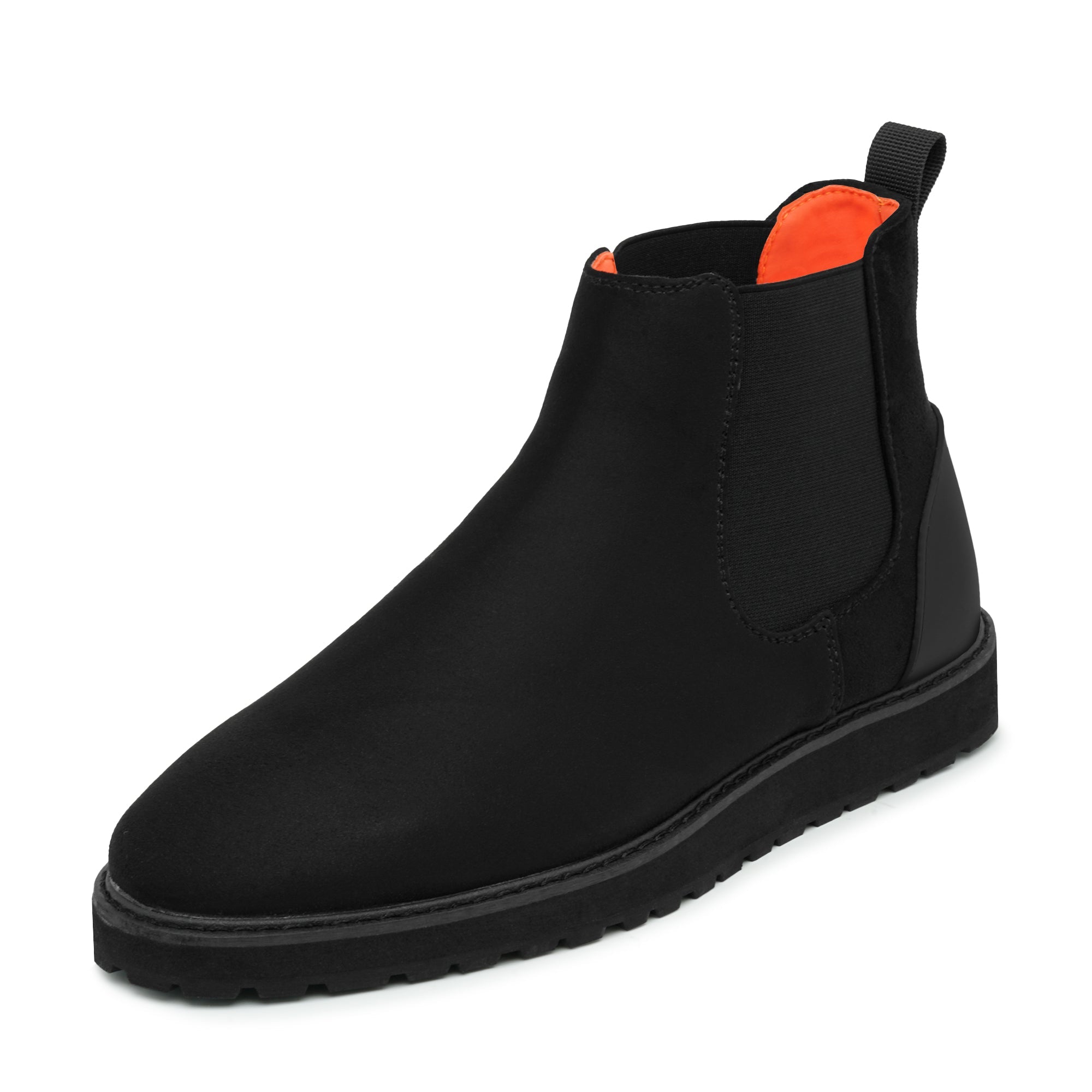 Tayno The Mustela Suede Casual Chelsea Sneaker Black