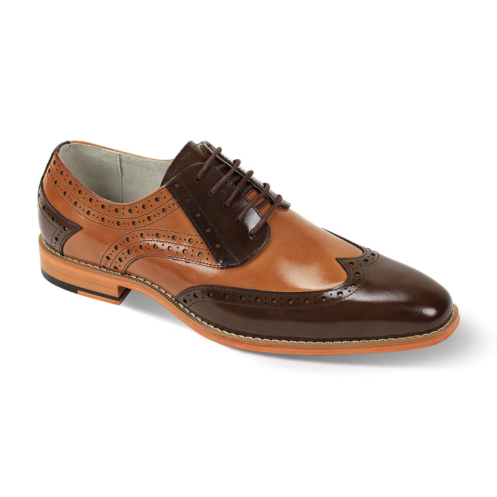 Giovanni Troy Shoes Chocolate Brown/ Tan