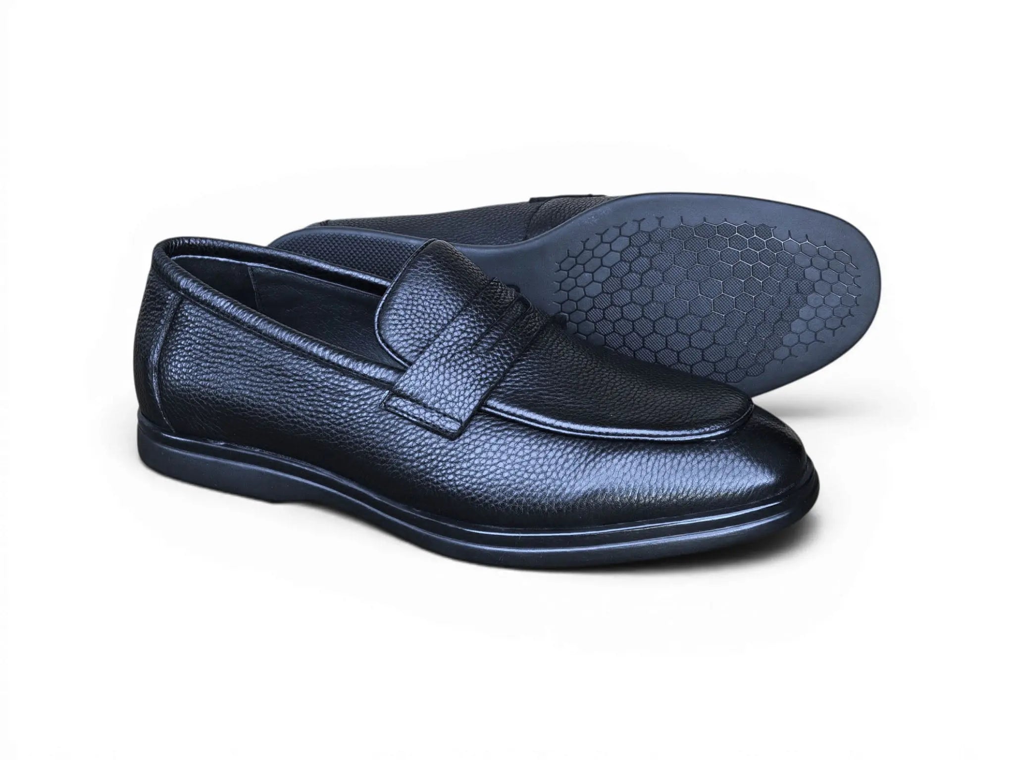 Tumble Calfskin Penny Loafer
