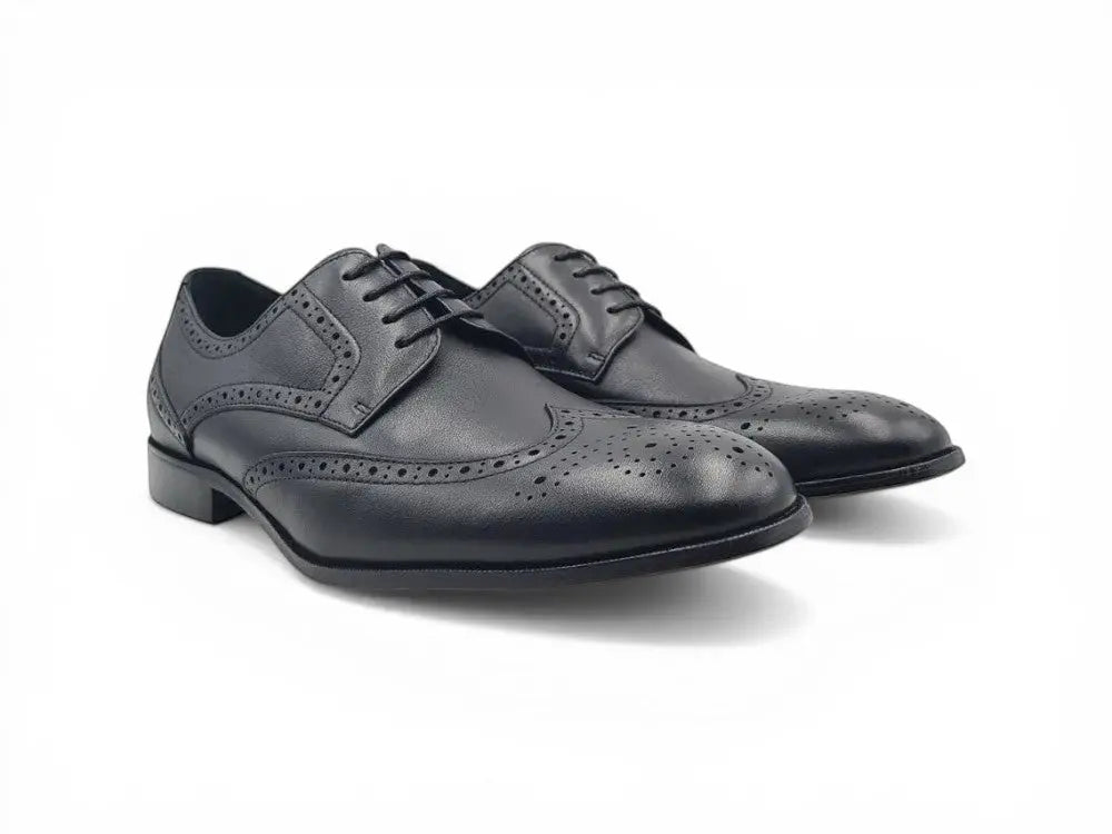 Tumbled Leather Blucher style Oxford with Flex Sole
