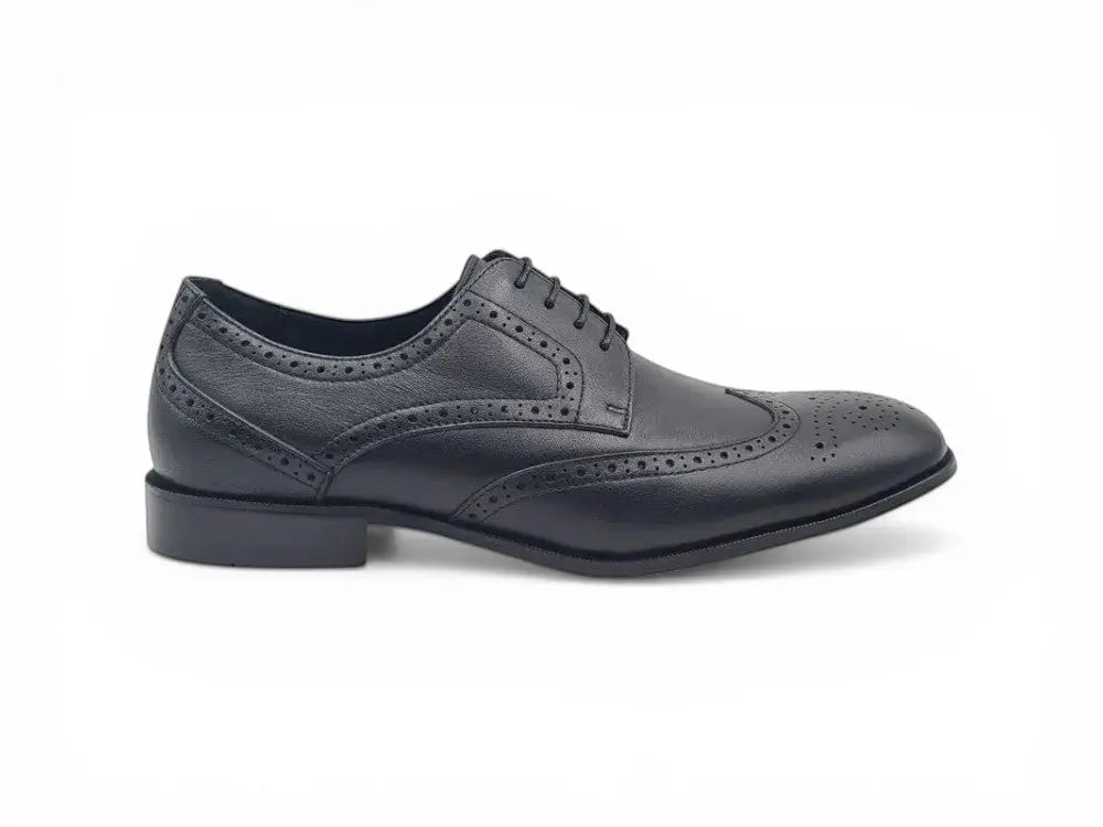 Tumbled Leather Blucher style Oxford with Flex Sole