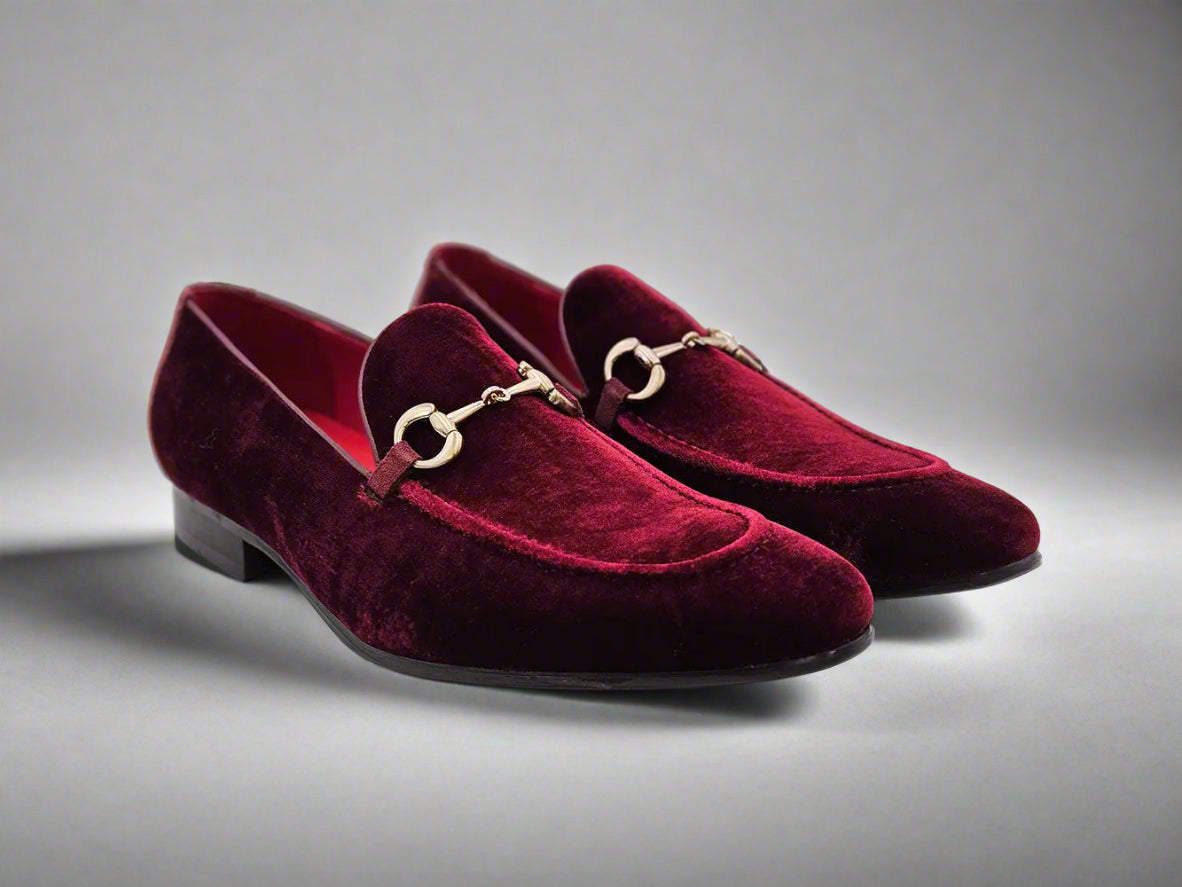 Velvet Buckle Loafer