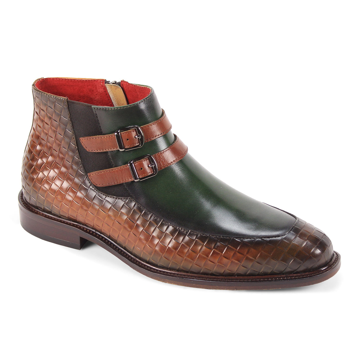 Giovanni Wallace Shoes - Tan/Olive