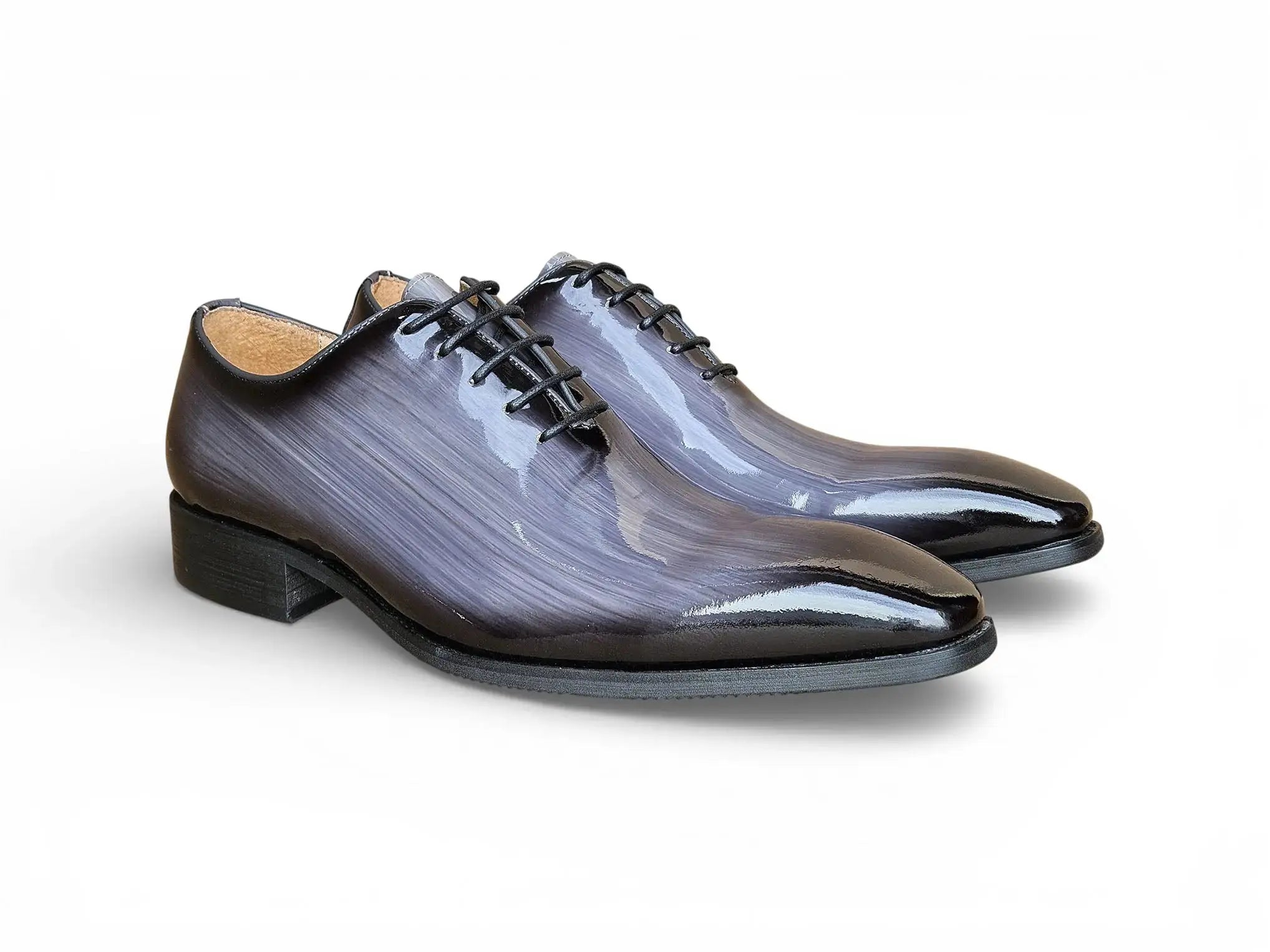 Wholecut Patent Leather Oxford