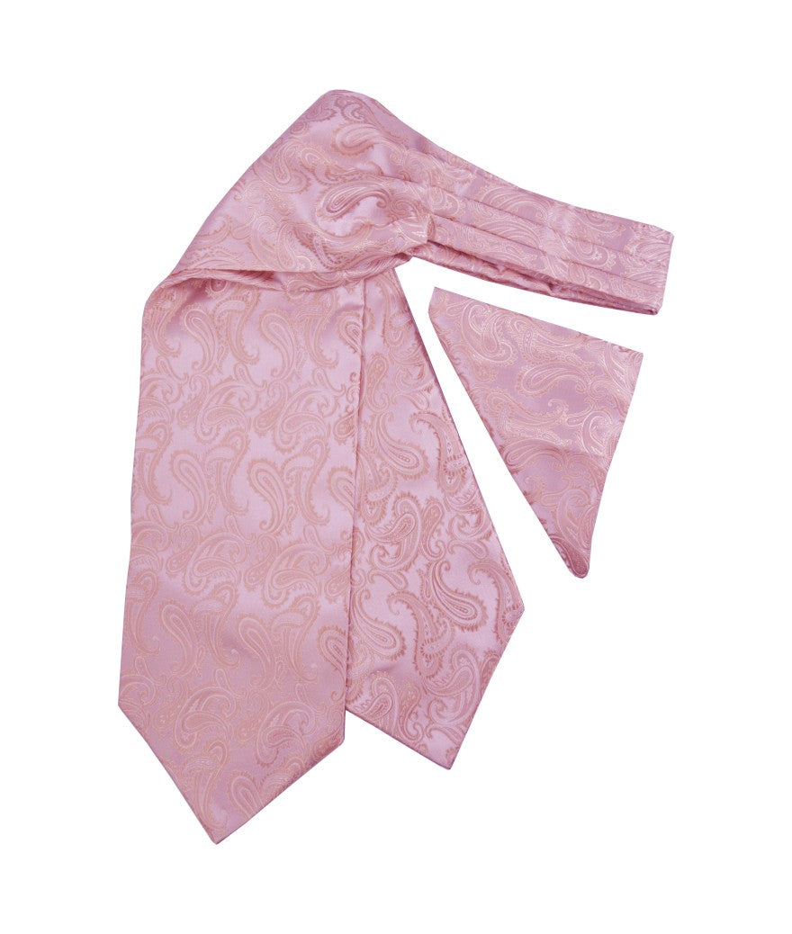 Brand Q AH600 - Paisley Microfiber Ascots & Hankies Pink
