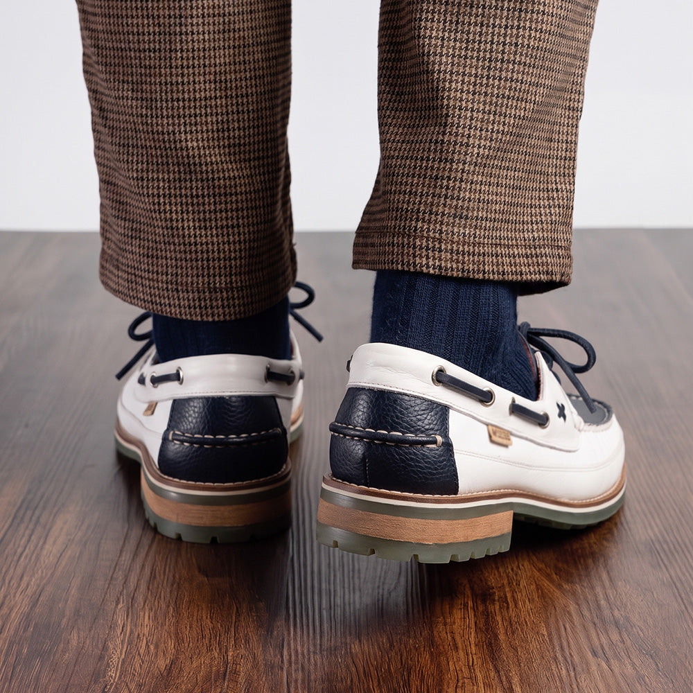 Amalfi Navy / White