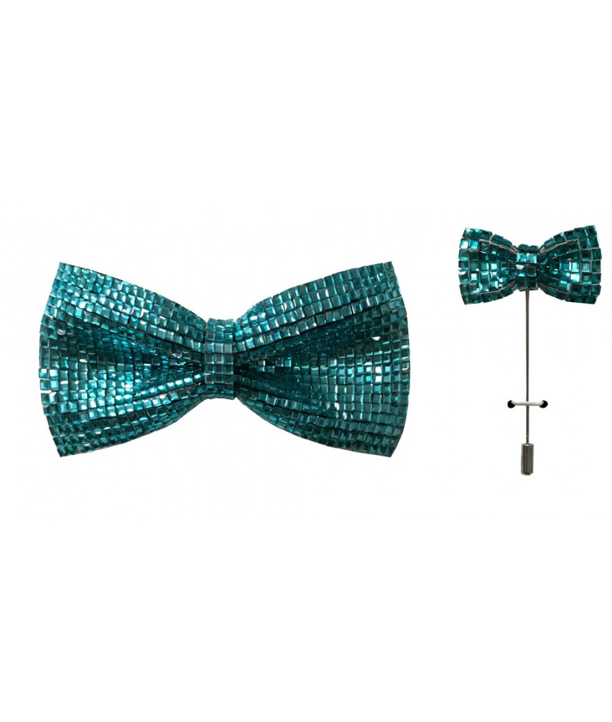 Brand Q BP-105-JJ Bow Tie With Matching Pin Lapels