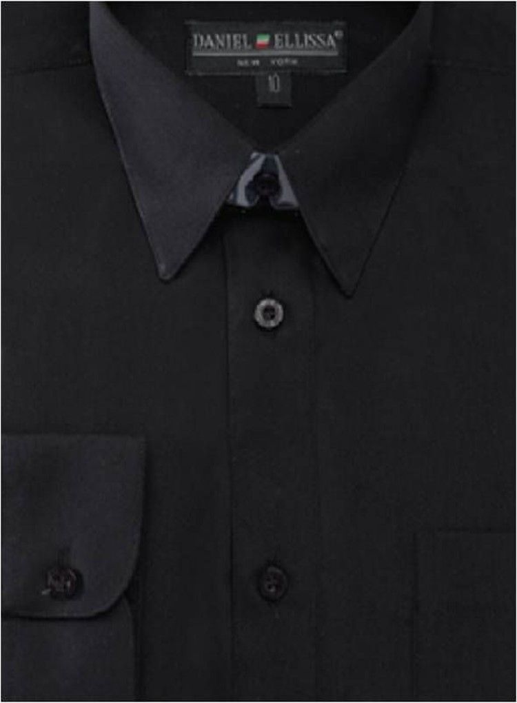 Daniel Ellissa BS3001 Boys Dress Shirt Black