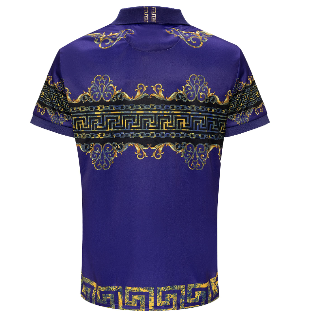 Fear Less SS Polo INDIGO